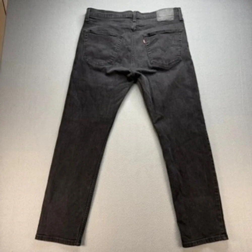 Levi's Jeans Men 36 (FIT 36x28)‎ Black 502 Regular Taper Stretch Denim Pants